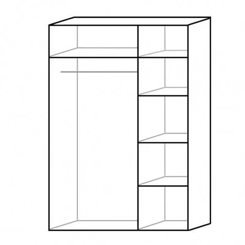 Laminuotos spintos Crem ir Milan spalvomis