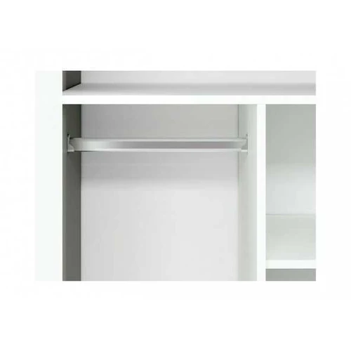 Praktiškos spintos su žaliu ir baltu akcentu