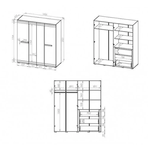 Laminuota spinta su ABS kraštų apvadais