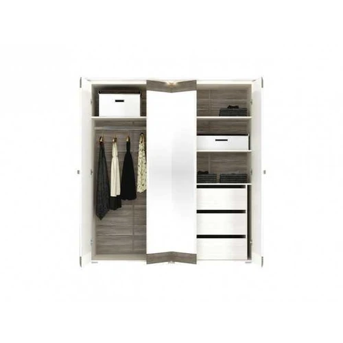 Moderni spinta sniego pušies ir MDF New Grey spalvų