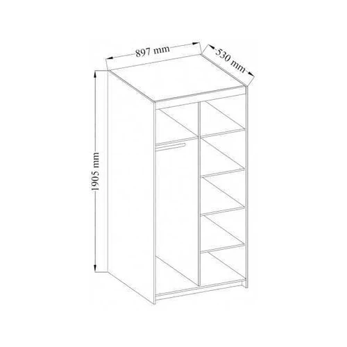 Erdvi spinta su kabykla ir moderniu dizainu