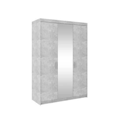 Spinta su varstomomis durimis ir veidrodžiu ELENA 3D betonas