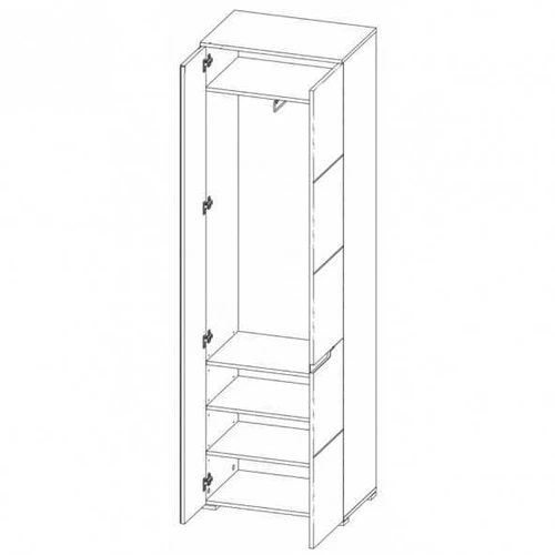 Plačios spintos su atidaromomis durimis