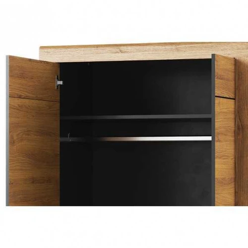 Stilingos spintos Camargue ąžuolo ir juodos spalvos