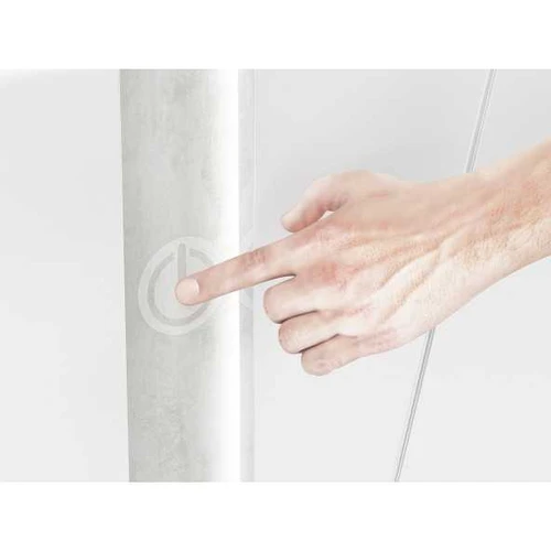 Plati spinta su atidaromomis durimis ir LED šviesa