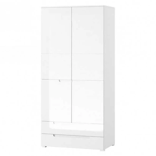 Spinta su varstomomis durimis SELENE SN23 100 balta blizgi