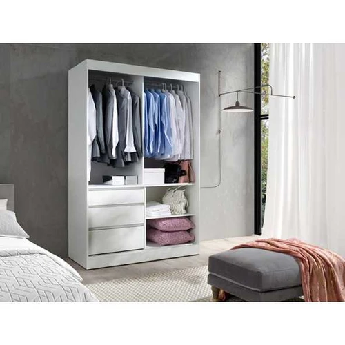 Aukštos kokybės laminuota spinta 140x216x65 cm