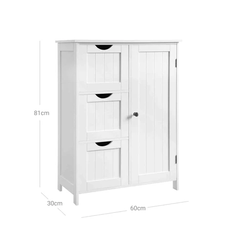 Tvarkinga spinta su erdviais stalčiais ir skyreliais