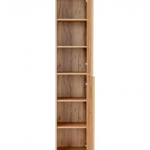 Moderni 5 lentynų spinta auksinio ąžuolo spalvos