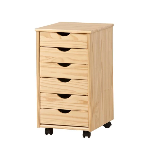 Lakiruota pušies spinta natūralios spalvos