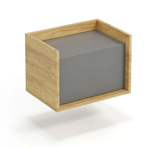 Komoda su rožiniais akcentais, ABS briaunos, 50x41x36 cm