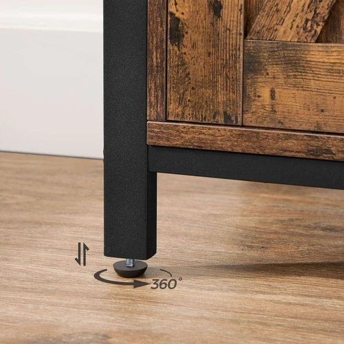 Stilinga spintelė su plieno elementais