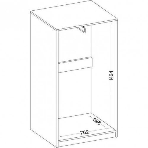 Moderni spinta su metališkais rankenėlėmis