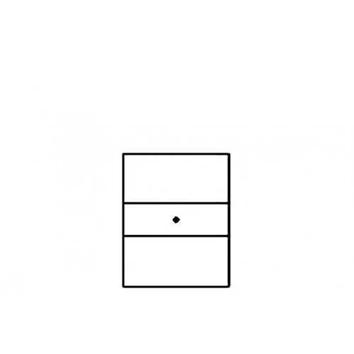 Ąžuolo „wotan“ ir baltos matinės spalvos spintelė su apšvietimu