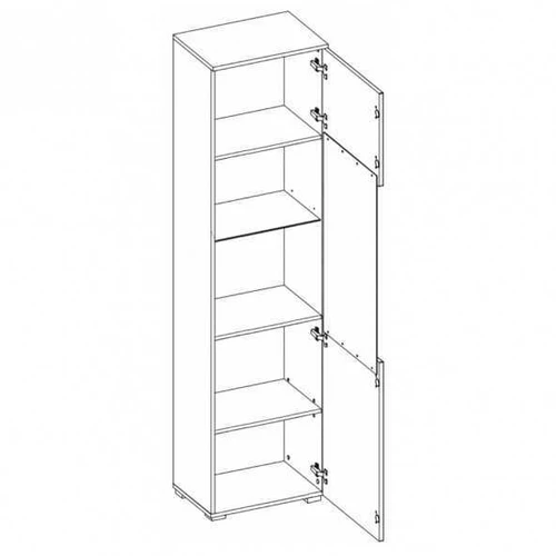 Kompaktiška spinta 50x196x39 cm