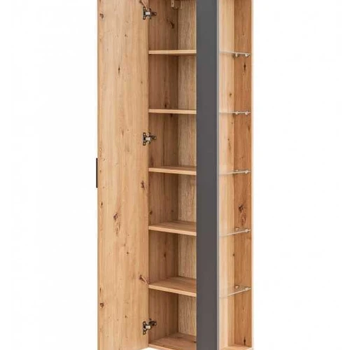 Elegantiška 170 cm aukščio spinta „Artisan“ ąžuolo spalva