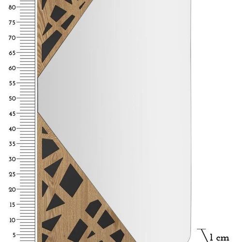 Stačiakampis sieninis veidrodis ANGLE, 50 × 90 × 1 cm - Veidrodžiai