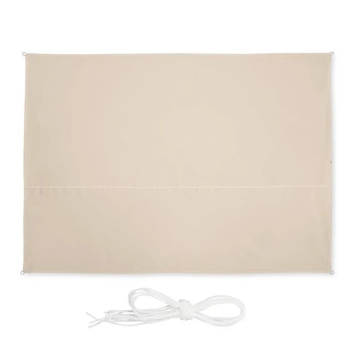 Stačiakampis tentas nuo saulės 350x250cm., smėlio/sidabrinės spalvos