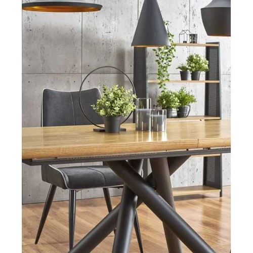 Praktiškas ir stilingas stalas su išskleidžiamu viršumi