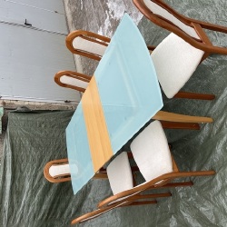 Stalas ir 6 kėdės - Valgomojo komplektai