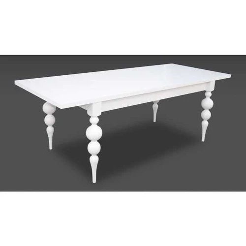 Prailginamas stalas S 38 su medienos kojomis