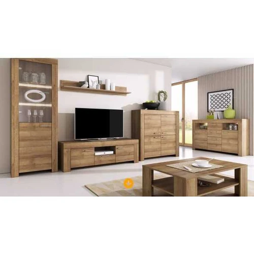 Ergonomiškas LMD stalo paviršius su Riviera ąžuolo dekoru