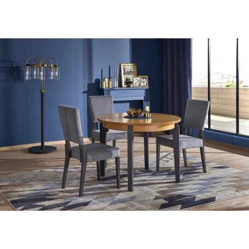 Stalas SORBUS prailginamas medaus ąžuolas / grafitas