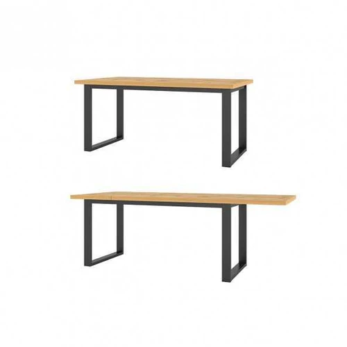 Moderni sofos lova su juodais metaliniais kojomis