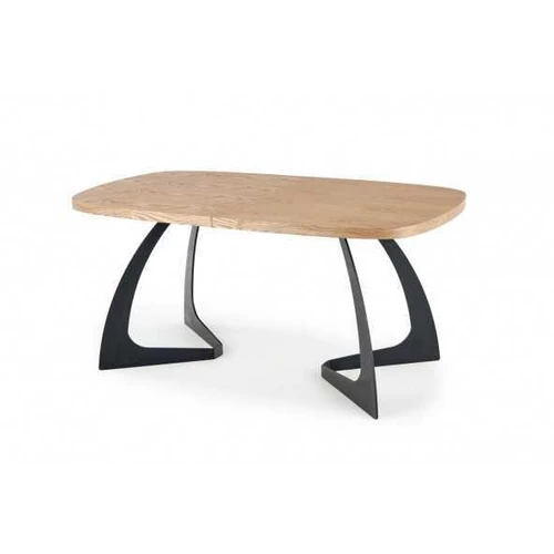 Stalas VELDON prailginamas natūralus ąžuolas / juoda