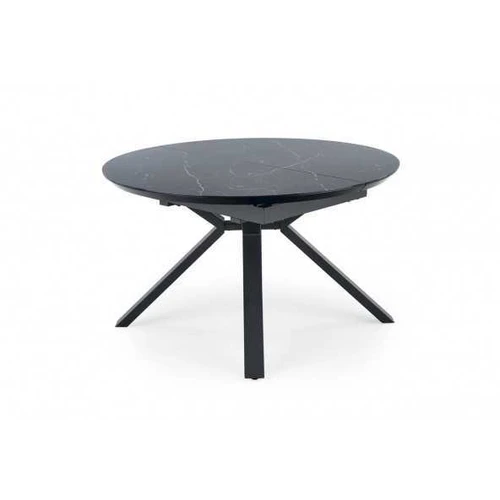 Išskleidžiamas stalas 180 cm su juoda spalva