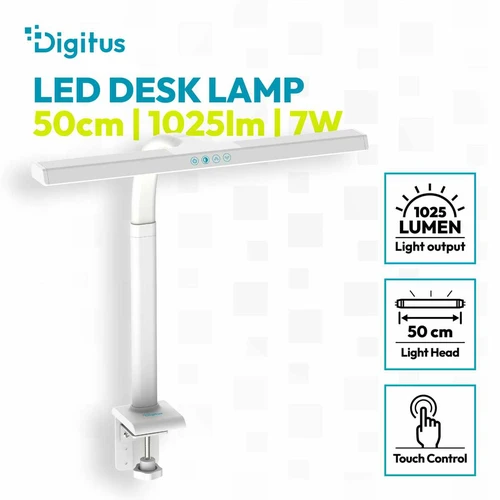Stalinė LED lempa Digitus DA-90491, Balta - Staliniai šviestuvai