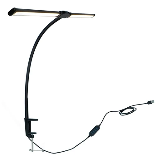 Stalinė LED lempa Relaxdays, 2 galvutės, 80 LED, 61 × 50 × 5,5 cm