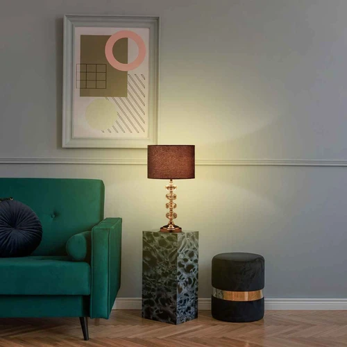 Stalinė lempa Relaxdays 10034470.0, Ø 26 × 48 cm - Staliniai šviestuvai