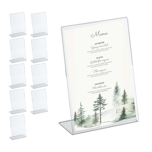 Staliniai laikikliai Relaxdays 10046083.0, 10 vnt., DIN A5, 15 × 22 × 7 cm