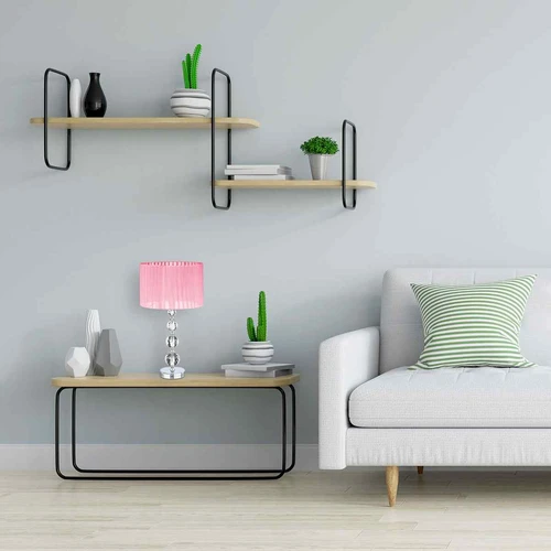 Stalinis šviestuvas Relaxdays 10038877.0, Rožinė/sidabrinė, 54 × 29,5 × 29,5 cm - Staliniai šviestuvai