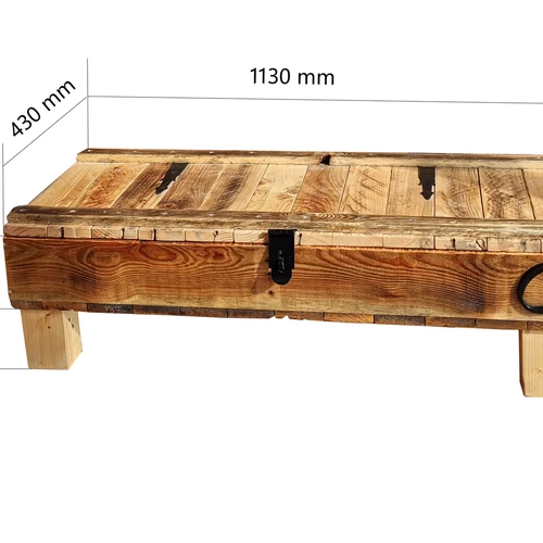 Rankų darbo medinis staliukas – funkciškumas ir stilius