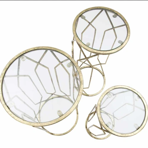 Staliukų rinkinys telefonams Tunisi, 3 vnt, Ø 32 × 71 cm, Ø 28 × 65 cm, Ø 23 × 61 cm - Konsolės