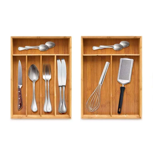 Stalo įrankių padėklas 4,5x25,5x34cm., šviesiai rudos spalvos - Vežimėliai, lentynos, priedai