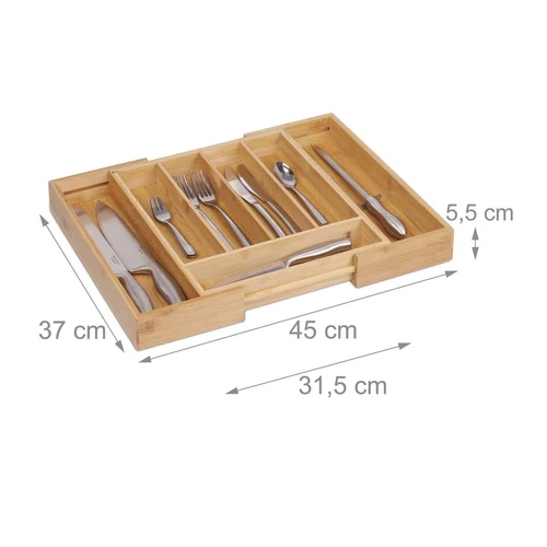 Stalo įrankių padėklas 5,5x31,5x37cm – tvarka ir stilius