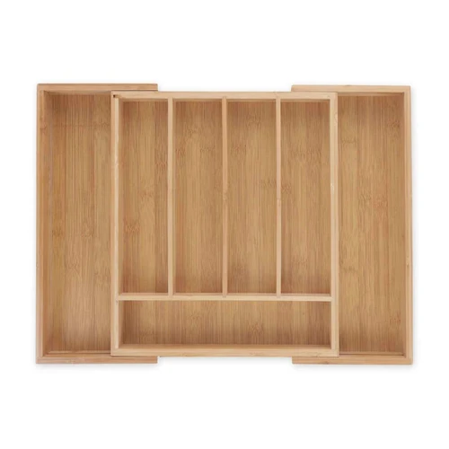 Stalo įrankių padėklas 5,5x31,5x37cm., šviesiai rudos spalvos