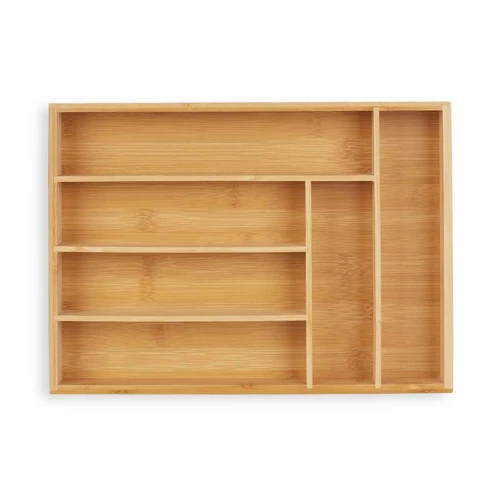 Stalo įrankių padėklas 5x25,5x35,5cm., šviesiai rudos spalvos