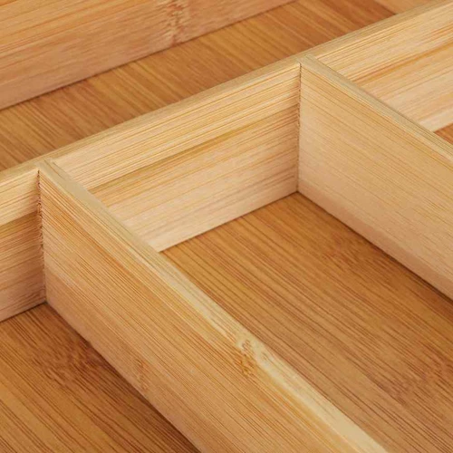 Stalo įrankių padėklas 5x26x35,5cm., šviesiai rudos spalvos - Vežimėliai, lentynos, priedai