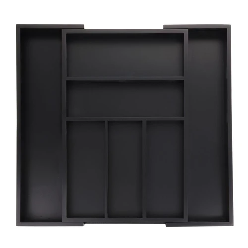 Stalo įrankių padėklas 5x30,5x46cm., juodos spalvos