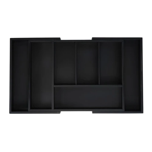 Stalo įrankių padėklas 5x37x28cm., juodos spalvos