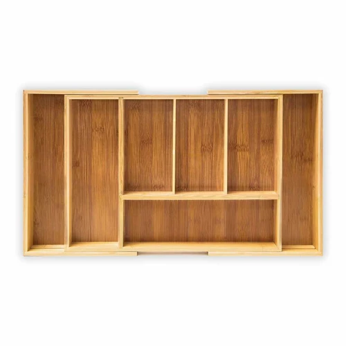 Stalo įrankių padėklas 5x37x28cm., šviesiai rudos spalvos