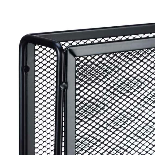 Stalo organizatorius Relaxdays, 4 skyriai, Juoda, 33 × 43 × 18 cm - Lentynos