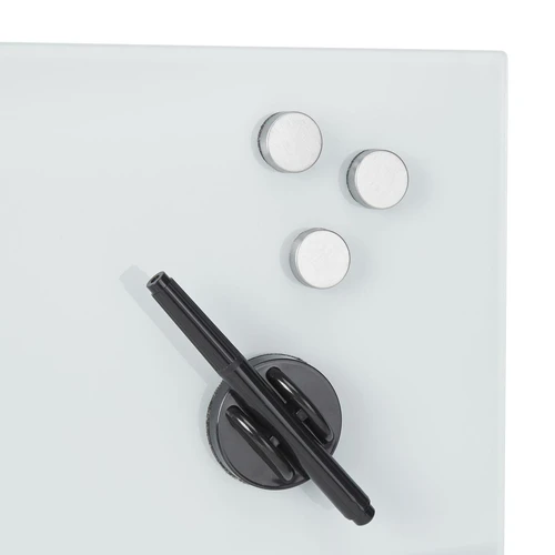 Stiklinė magnetinė lenta Relaxdays, 3 magnetai ir žymeklis - Dekoracijos