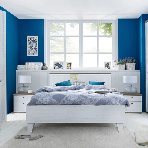 Erdvi komoda LMDP – pušis Anderson, tamsus ąžuolas