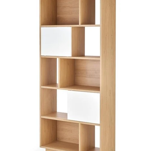 Moderni spinta medaus ąžuolo ir baltos matinės spalvos