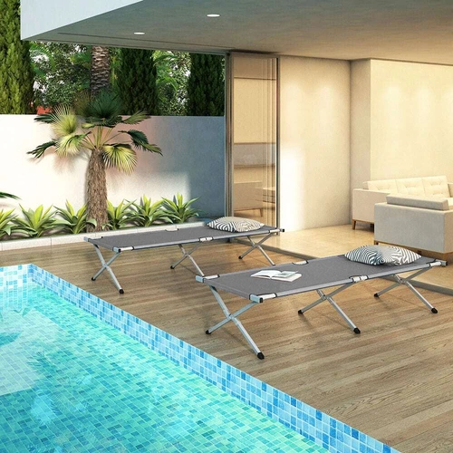 Lengva ir patogi stovyklavimo lova su aukštu pagrindu